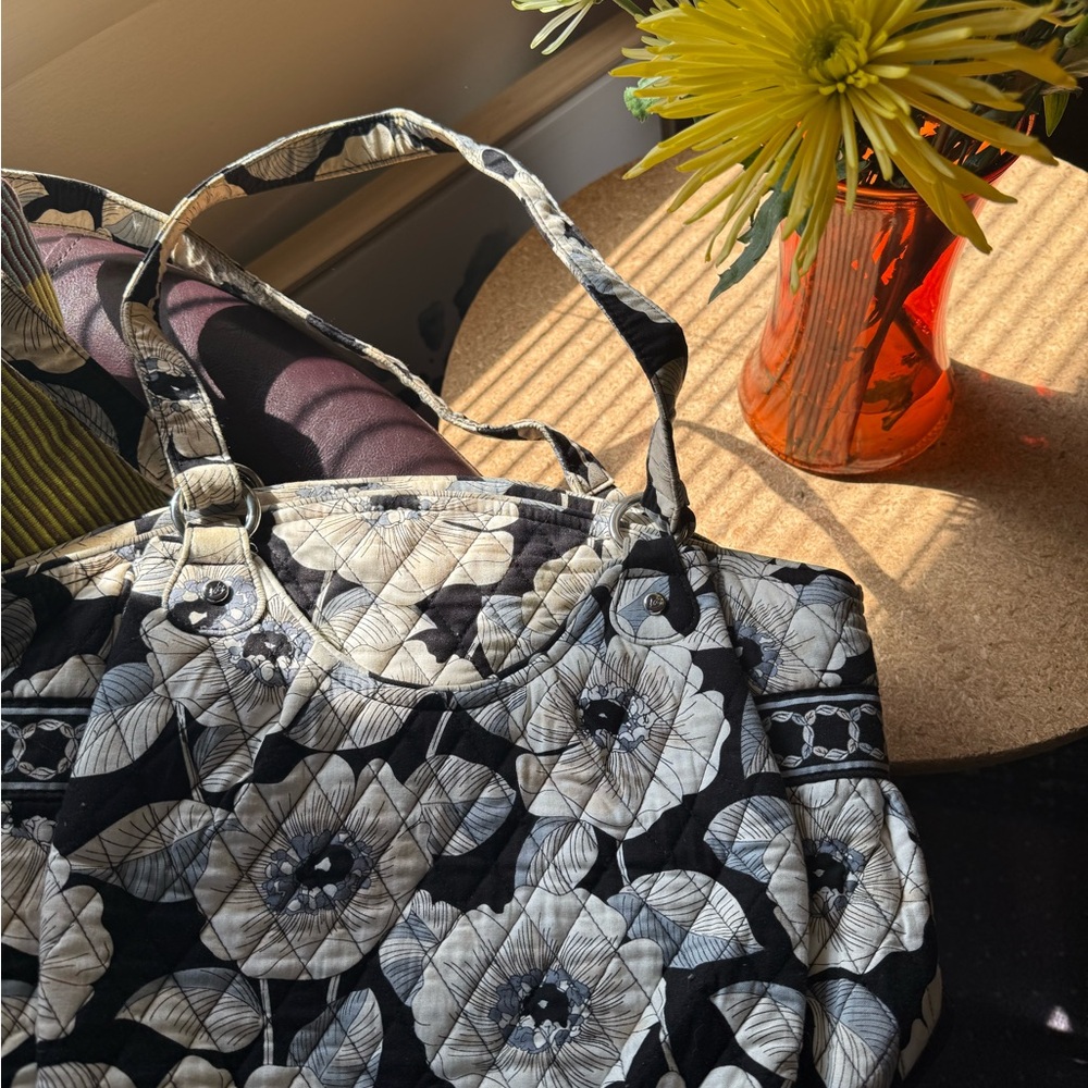 Vera Bradley Black and White Floral bag